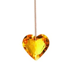 12Pcs 45MM Crystal Heart Suncatcher Rainbow Maker Wedding Party Decr, mix color