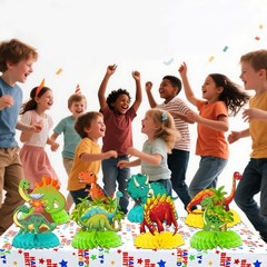 Jamonxi Dinosaur Birthday Party Decorations for 1 2 3 4 5 Year Old Boy,…