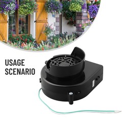 Compact and Powerful 12V Air Blower for Christmas & Thanksgiving Blow Ups