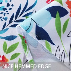 LUSHVIDA Easter Fabric Rectangle Table Cloth 60 x 84 Inch Polyester Easter Fl…