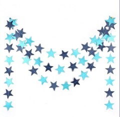 3 Pcs Stars Hanging Paper Garlands Wedding Party Birthday Baby Shower Decoration