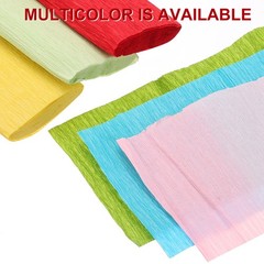 2 Pack Crepe Paper Roll Crepe Paper Decoration 8.2ft 7 Inch Gold