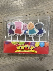 NEW Peppa Pig Birthday Cake Candles – Kids Party Decorations – Fast Shipping!