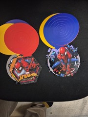 MARVEL Spiderman Swirl Decorations – (2 Pack) Crime Fighters 12 Piece Set