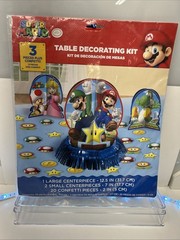 Super Mario Brothers Table Decorating Kit Party Centerpieces Confetti Nintendo
