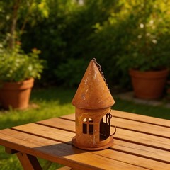 Compact Size Hanging Decor Rustic Candle Holder Decorative Ornament Easy To Hang