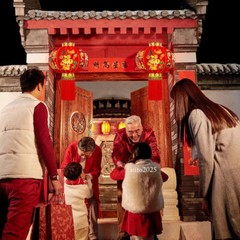 Chinese New Year Lantern Red Fluffy Lanterns Celebration Lantern for Home Decor