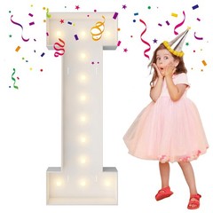 4FT Marquee Light Up Letters, Large Marquee Letters, Mosaic Balloon Frame Big…
