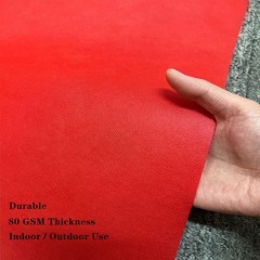Red Carpet Runner 2 x 15 FT Non Slip Floor Runner for Parties Weddings Events