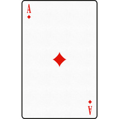 SP12590 Ace of Diamonds Playing Cards Cardboard Cutout Stand