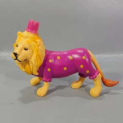 Ankyo Circus Party Animals Cake Toppers Horse Lion Cow Polka Dot 3 Figurine Lot