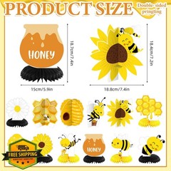 Weekgrat Bee Honeycomb Centerpieces Bee Theme