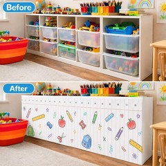 6ft Composition Notebook Table Skirt Teacher Desk Skirt Classroom Table Cover…