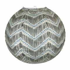 Quasimoon 14″ Bohemian Brush Chevron Patterned Premium Paper Lantern by Paper…
