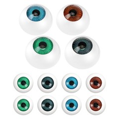 12 Pcs Halloween Eyeball Decorations Art Craft Doll Eyes Creepy Props