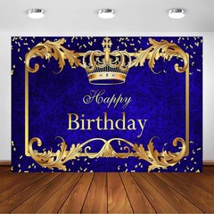 7x5ft Prince Birthday Banner – Elegant Decoration for Joyful Celebrations