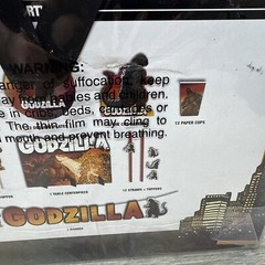 New & SEALED GODZILLA PARTY KIT 63 PC BANNER CUPS PLATES STRAWS NAPKINS Rare!