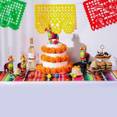 26 Pcs Mexican Decor Fiesta Decorations Include 6 Donkey Pinatas 12 Large Fie…