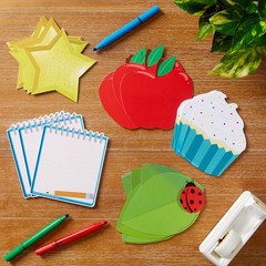Notebook Paper Cut-Out Classroom Decorations for Teachers, 36 Pieces