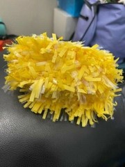 Yellow Tissue Fringe Garland 25FT New!!!