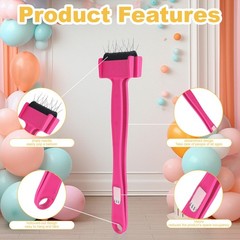 Balloon Burster Stick Popper Tool Removal Kit with 20 Steel Pins, Effectivly …