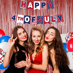Red Tinsel Foil Fringe Curtains – 2 Pack Party Backdrop 3.2×8 ft