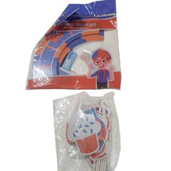 Blippi BIrthday Party Decorations Supplies Plates Napkins Back Drop And More