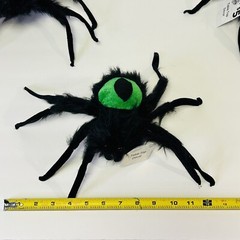 Spider Halloween Table Top Decor Plush Spooky Scary Fun Bendable Limbs 3 Pack
