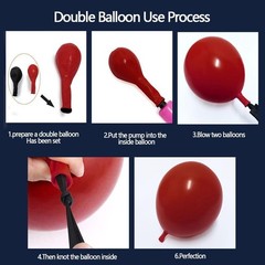 Red White Blue Balloon Arch Double , Navy Blue Dark Ruby Red Balloon Garland …