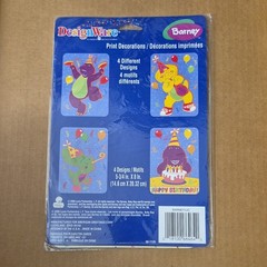 DesignWare Barney & Friends Birthday Print Decorations Set Multicolor Paper