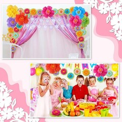 Party Tissue Pom Poms