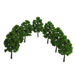 20pcs DIY Miniature Trees Model Train Railroad Wargame Scenery Landscape Scale
