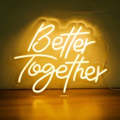 42X28CM Better Together Neon Led Sign Wedding Decor Party Neon Sign LED Lights