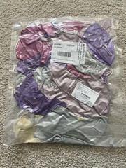RUBFAC 110 PC Metallic Purple, Pink & Confetti Balloon Garland Arch Kit- Party