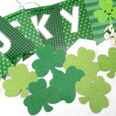 Banner Green St Patricks Day Decorations 1 inch x 1 inch, style.2