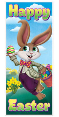 «Happy Easter» DOOR COVER by Beistle Company 40774