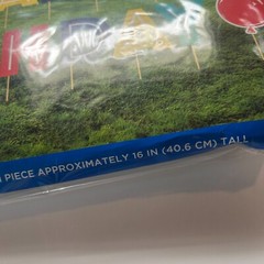 New In Original Packaging 321 PARTY «HAPPY BIRTHDAY» YARD SIGN