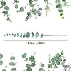 Sukh 24pcs Artificial Eucalyptus Stems – Faux 24PCS（14.5″）, 24 Pcs
