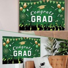 Graduation Decorations Class Of 2026: Green and Gold 2026 Graduation Decorati…