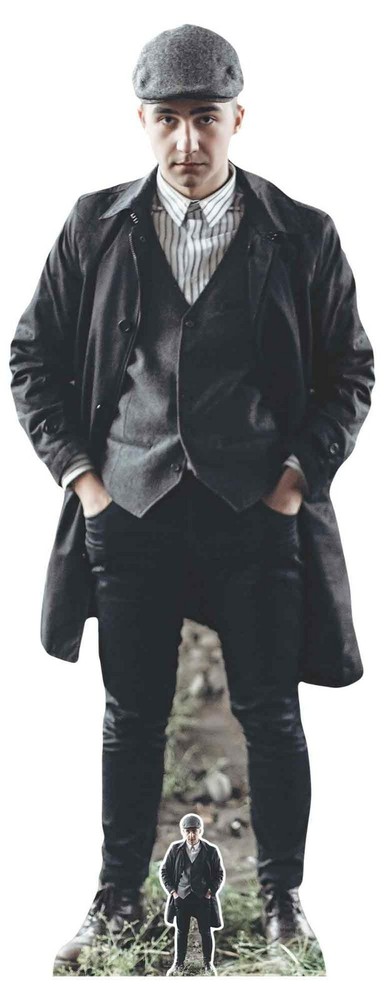 Peaky Blinder Gangster Style With Striped Shirt Cardboard Cutout/Stand-Up