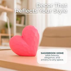 Sagebrook Home Heart Tabletop Display For Home And – Sculpture