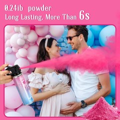 Gender Reveal Fire Extinguisher 2 Packs, Gender Reveal Smoker Bomb, Baby Girl Re