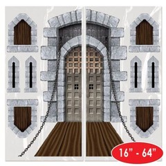 Beistle Castle Door & Window Props Party Accessory