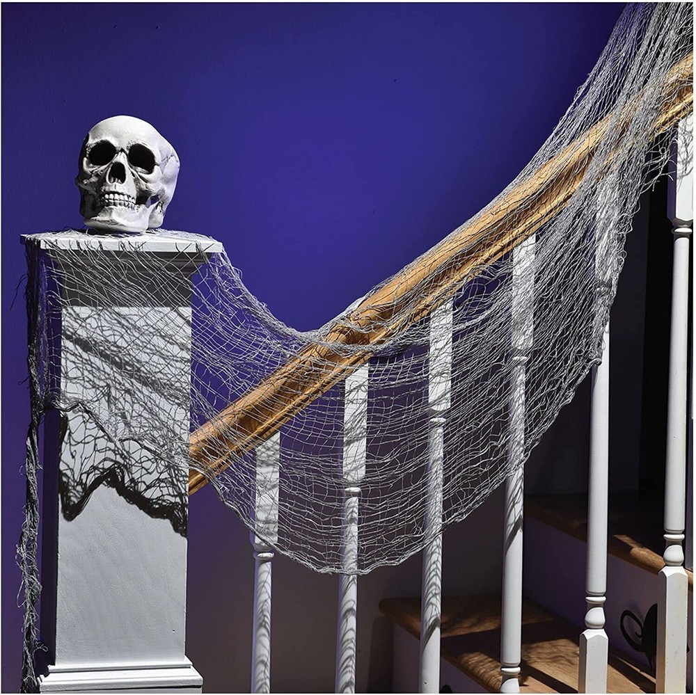 Halloween Creepy Cloth Party Decoration, Gray, 60″ x 30″, 1 Pc