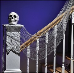 Halloween Creepy Cloth Party Decoration, Gray, 60″ x 30″, 1 Pc