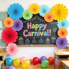 10 PCS Paper Flowers Decorations For Wall Fans Fiesta Mexican Party Decor Art