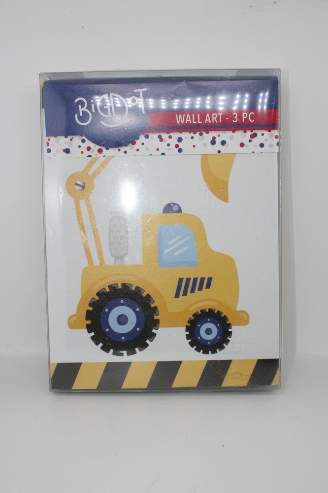 Big Dot Of Happiness wall art 3 PC Construction