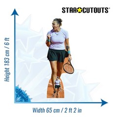 Aryna Sabalenka Tennis Player Lifesize Cardboard Cutout with Free Mini Standee