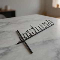 Decorative Metal Praying Hands Christian Wall Art for Entryway and Living Room