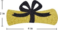 12pcs Diploma Confetti, Big Size 4 inches Graduation Centerpeices Congrats Gr…